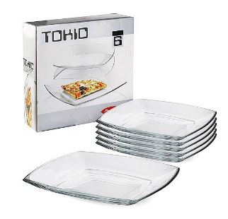 Тарелка ТОКИО 6 шт. 265*265 мм  54087 